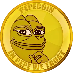 Image of a PEPE coin.